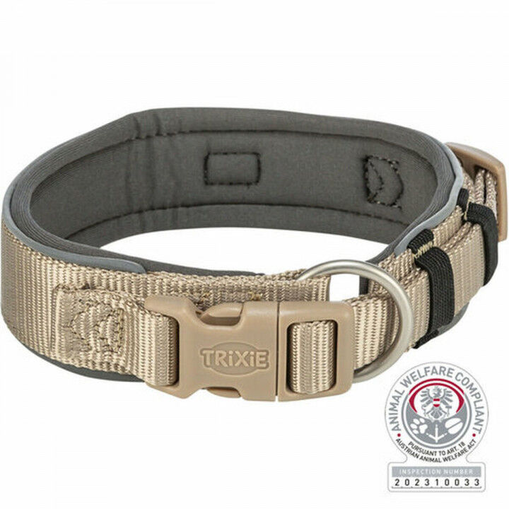 Dog collar Trixie Premium Graphite Sand M/L 40-48 cm