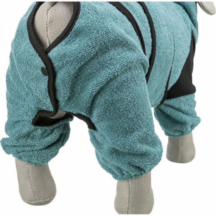 Badjas voor hond Trixie Blauw M L M/L