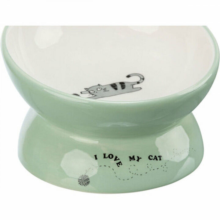 Dog Feeder Trixie White Green Ø 13 cm 150 ml