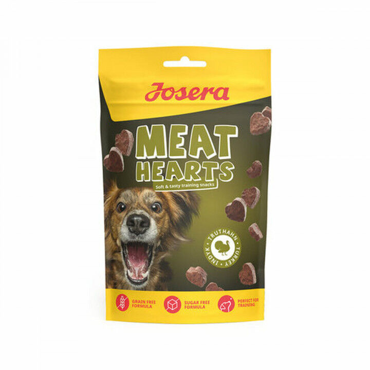 Snack voor honden Josera Meat Hearts 70 g Pauw