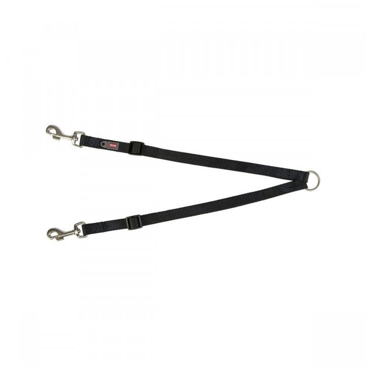 2 Hundeleinen-Koppler Trixie Premium Schwarz