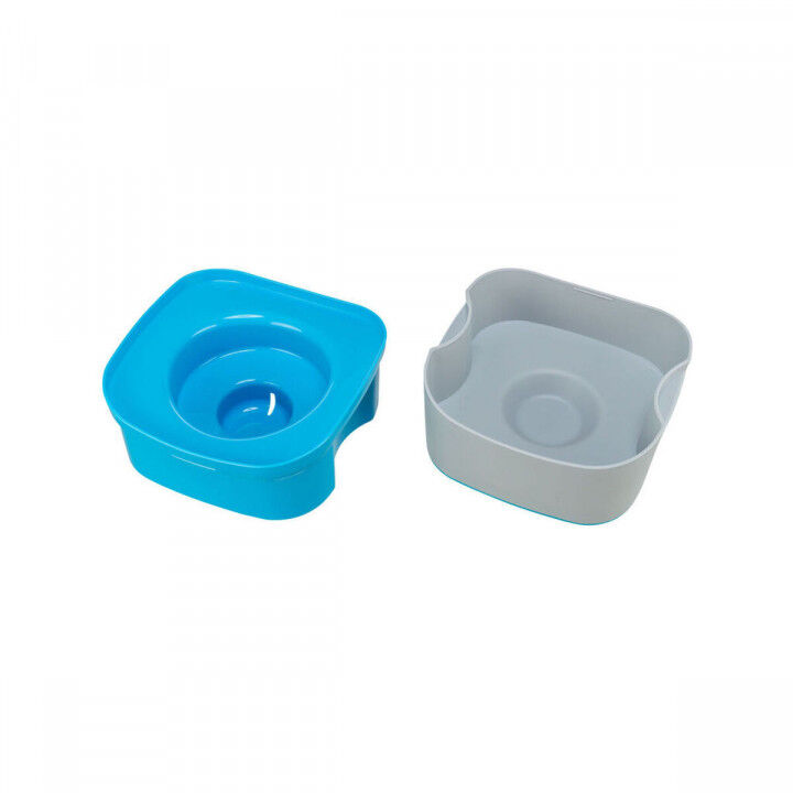 Verfrissende Drinkbak voor Huisdieren Trixie Blauw Donker grijs 21 x 11 x 21 cm