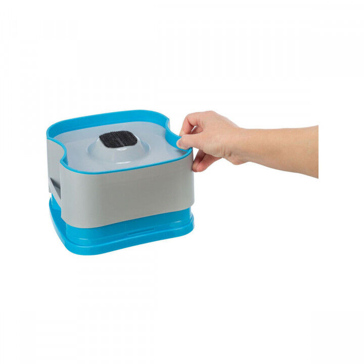 Cooling Pet Water Bowl Trixie Blue Dark grey 21 x 11 x 21 cm