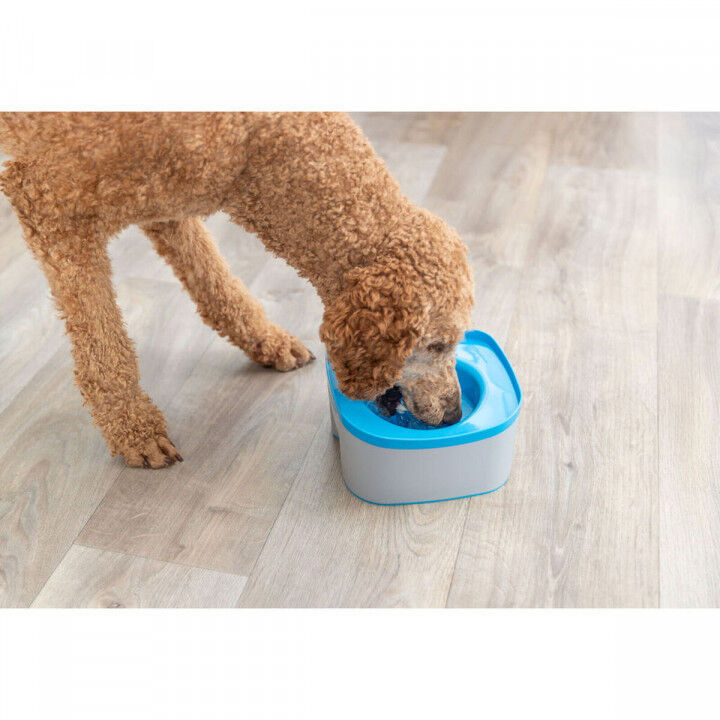 Verfrissende Drinkbak voor Huisdieren Trixie Blauw Donker grijs 21 x 11 x 21 cm