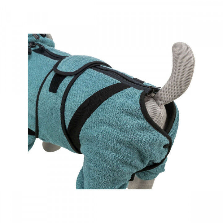 Dog bathrobe Trixie Blue S