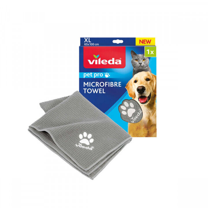 Toalla de Microfibra Vileda 172651 Gris XL 65 x 100 cm