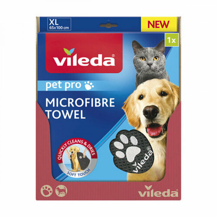 Microfibre Towel Vileda 172651 Grey XL 65 x 100 cm