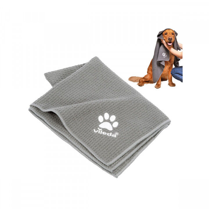Microvezel Handdoek Vileda 172651 Grijs XL 65 x 100 cm