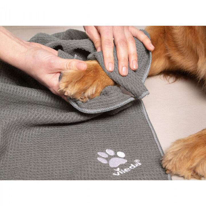 Microvezel Handdoek Vileda 172651 Grijs XL 65 x 100 cm