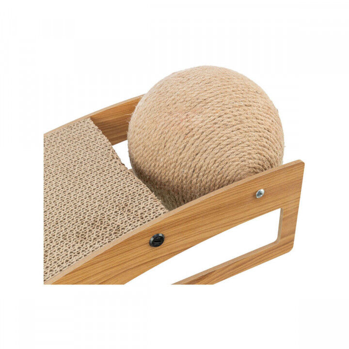 Krabpaal voor Katten Trixie Jute Hout Karton 40 × 17 × 20 cm