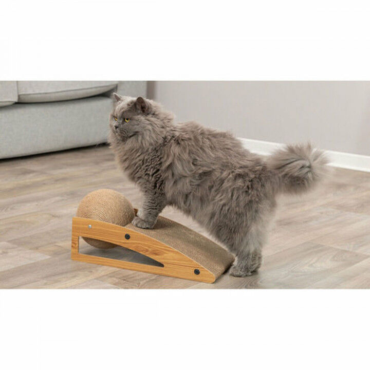 Tiragraffi per Gatti Trixie Juta Legno Cartone 40 × 17 × 20 cm
