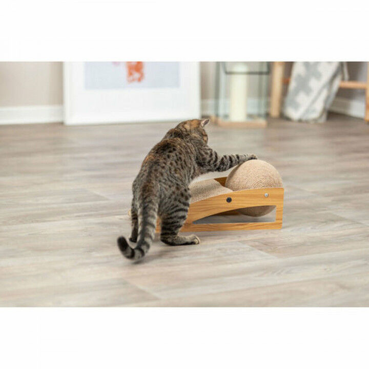 Scratching Post for Cats Trixie Jute Wood Cardboard 40 × 17 × 20 cm