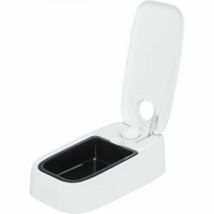 Pet feeding dish Trixie White Black Plastic 300 ml