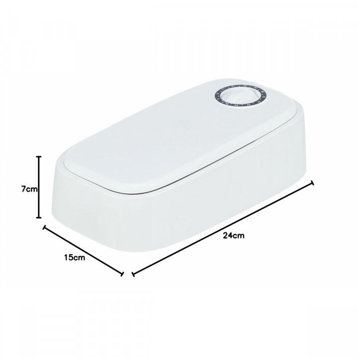 Pet feeding dish Trixie White Black Plastic 300 ml