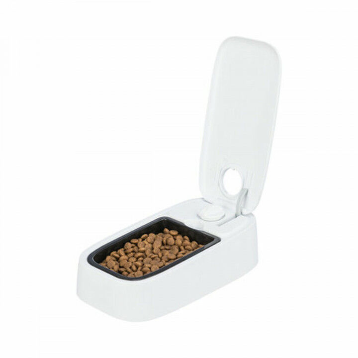 Pet feeding dish Trixie White Black Plastic 300 ml