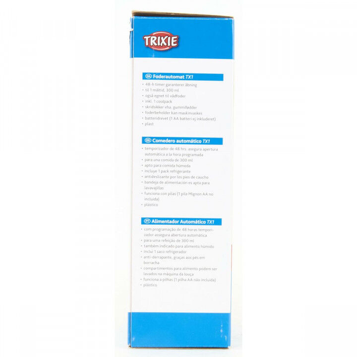 Dierenvoederbak Trixie Wit Zwart Plastic 300 ml