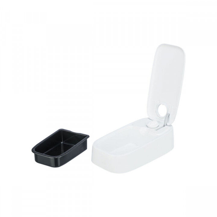 Pet feeding dish Trixie White Black Plastic 300 ml