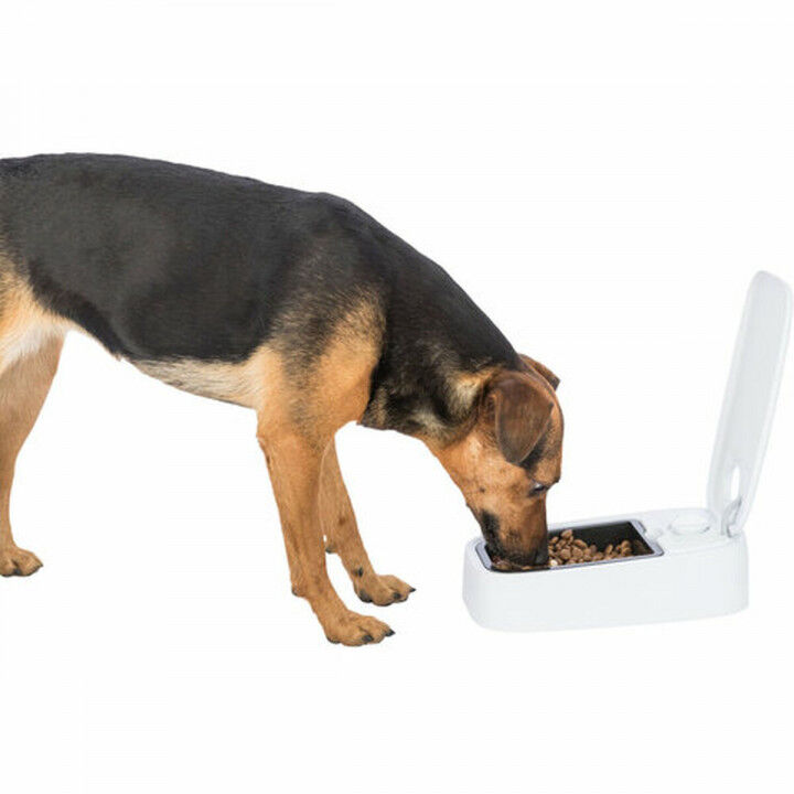 Pet feeding dish Trixie White Black Plastic 300 ml