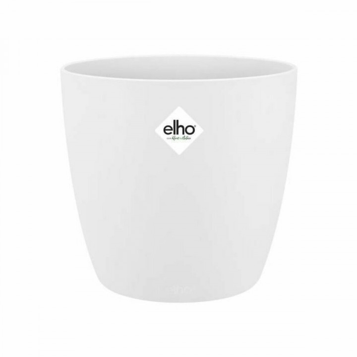 Pot Elho Blanc Plastique Rond