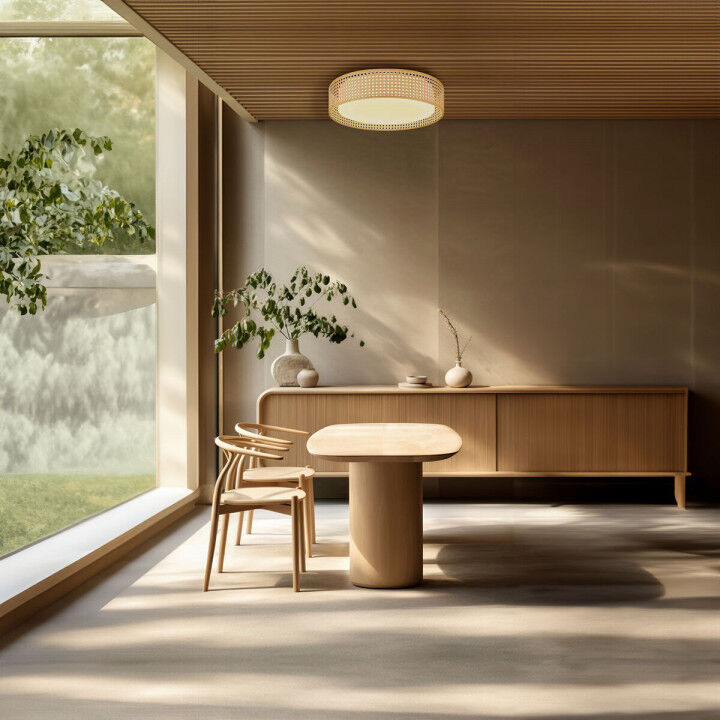 LED Flush-fitting ceiling light KSIX Bohemia E 35 W 4000 Lm