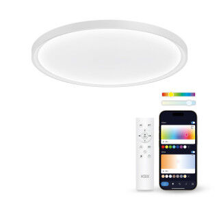 Plafoniera LED KSIX SmartLED KSIX Halo 2 Bianco Plastica 25 W (3000k - 6500k) (6500 K)