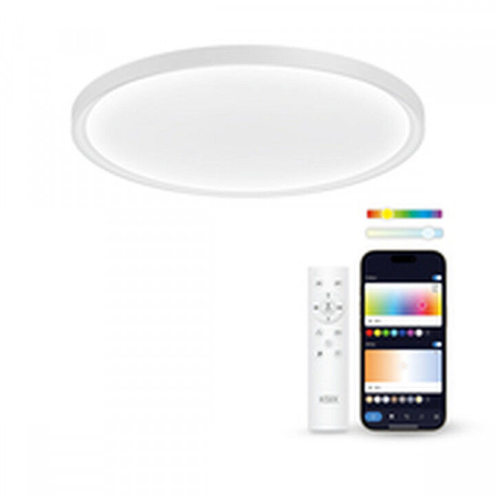 Plafón LED KSIX SmartLED KSIX Halo 2 Blanco Plástico 25 W (3000k - 6500k) (6500 K)