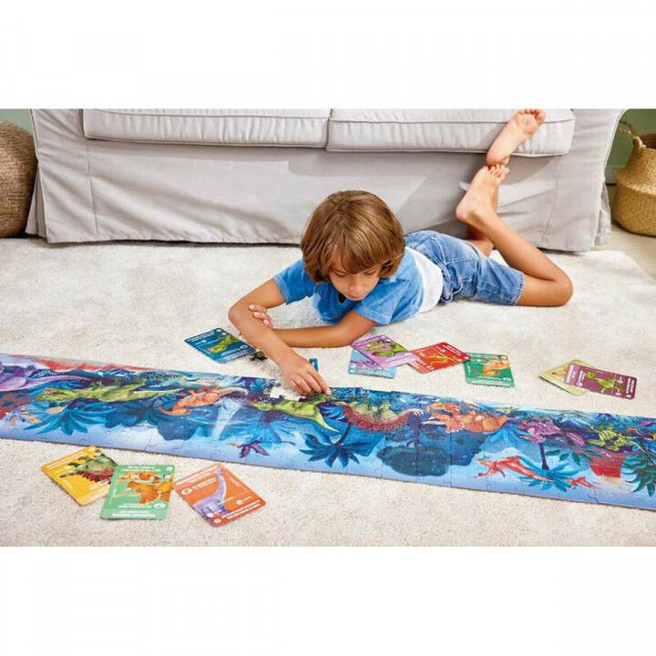 Puzzel Hape 150 x 30 cm 150 x 30 x 0,2 cm Dinosaurus 200 Onderdelen