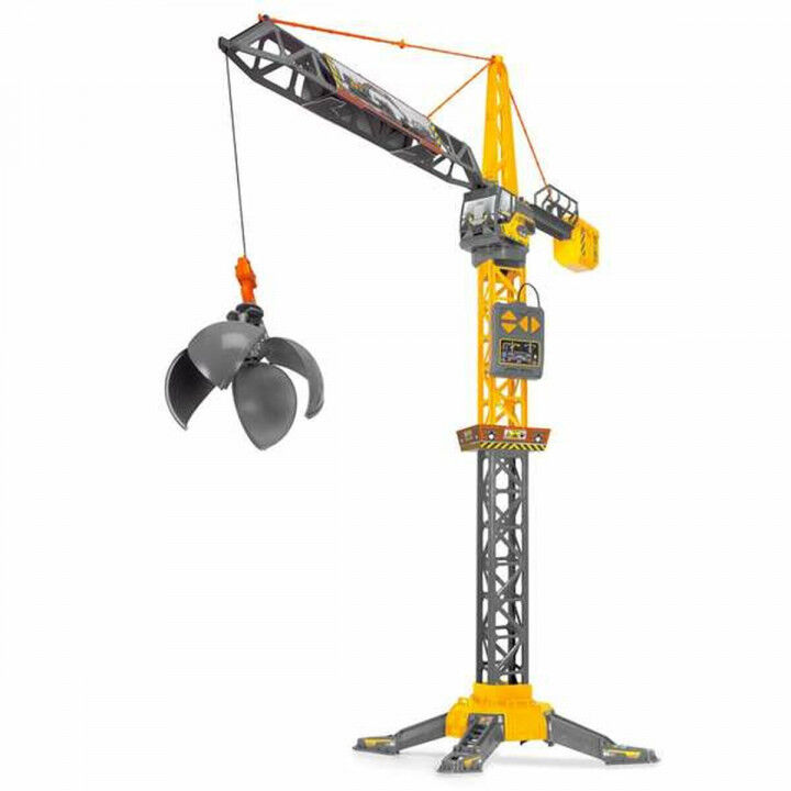 Grue de jouet Smoby Mighty Crane Télécommandé Jaune Gris