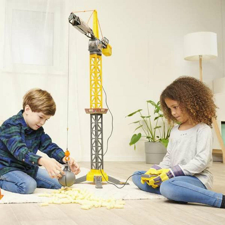 Toy Crane Smoby Mighty Crane Radio control Yellow Grey