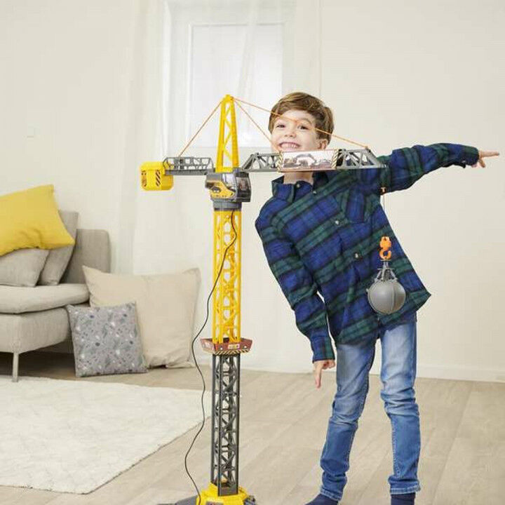 Gru giocattolo Smoby Mighty Crane Radiocomando Giallo Grigio