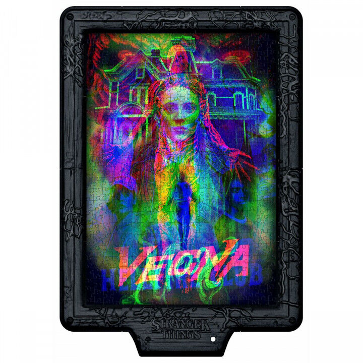 Puzzel Clementoni Stranger Things - Cadre lumineux V2 49 x 36 cm 520 Onderdelen