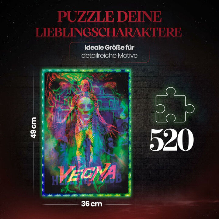 Puzzle Clementoni Stranger Things - Cadre lumineux V2 49 x 36 cm 520 Pezzi