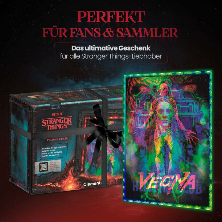 Puzzle Clementoni Stranger Things - Cadre lumineux V2 49 x 36 cm 520 Stücke