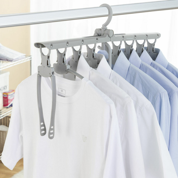8-in-1 Multi Hanger Spavver InnovaGoods Grey Plastic (Refurbished B)