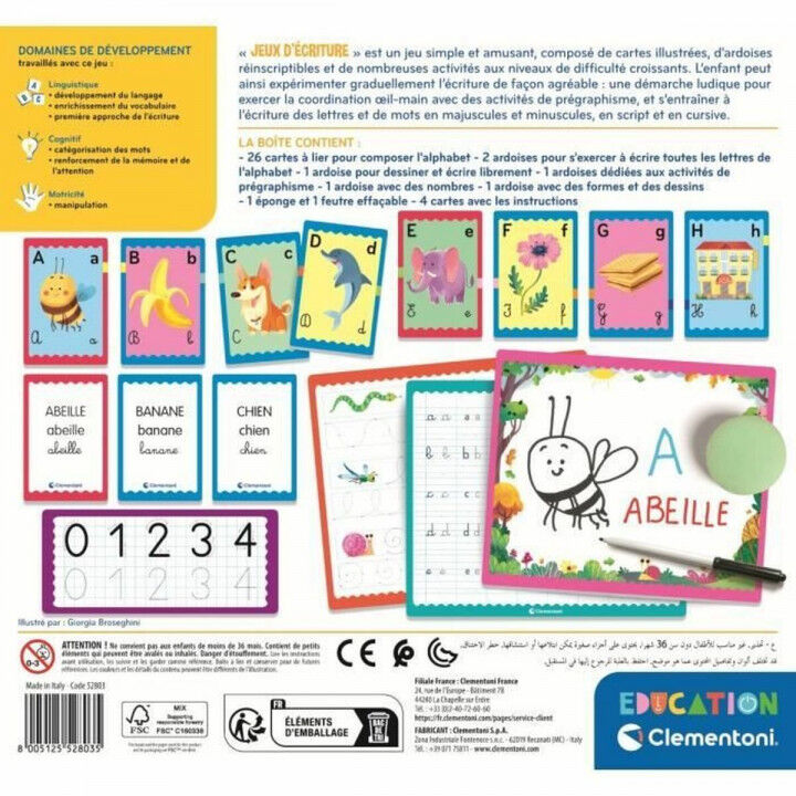 Educatief Spel Clementoni Jeux d'écriture (FR)