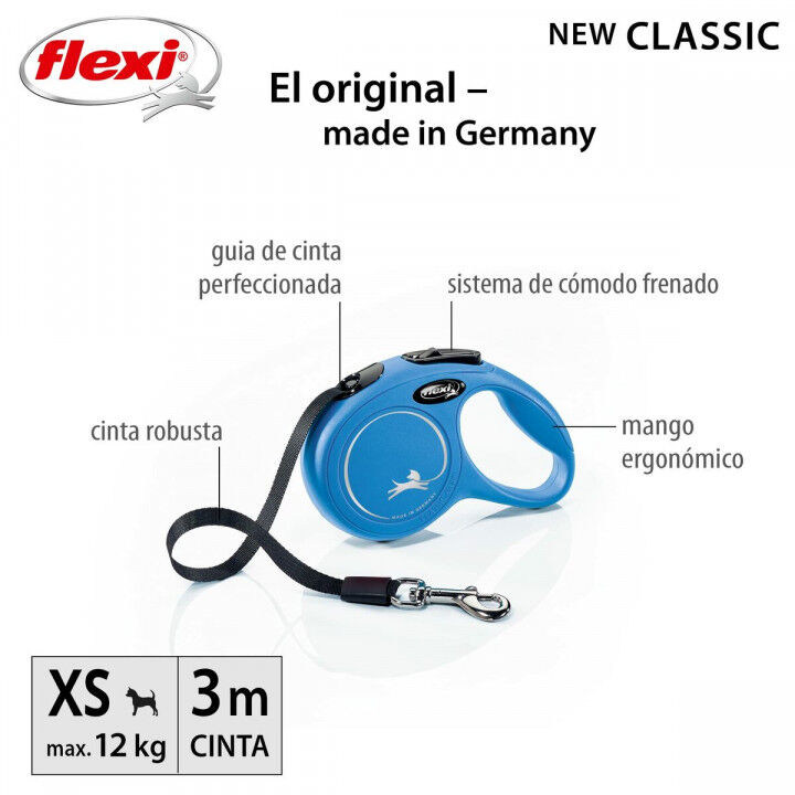Hondenriem Trixie New Classic Blauw 3 m