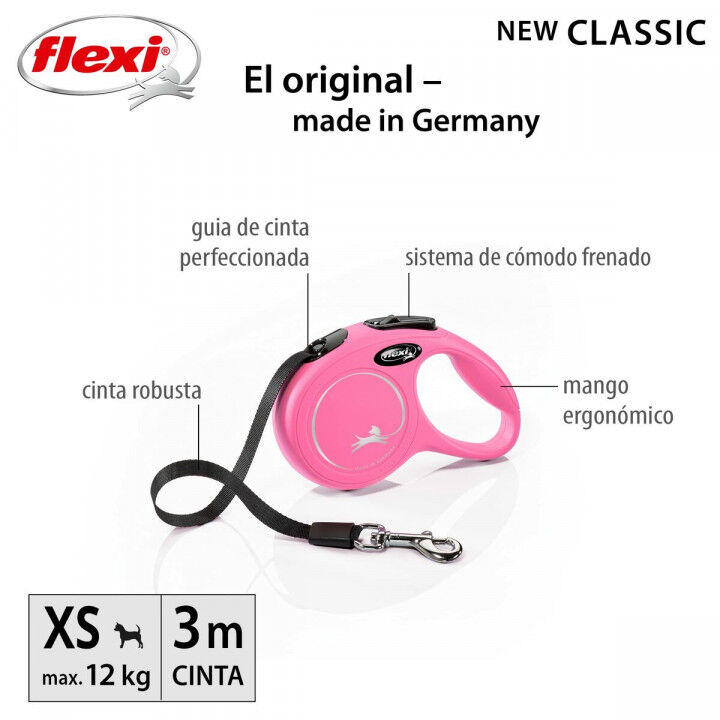 Hondenriem Trixie New Classic Roze 3 m