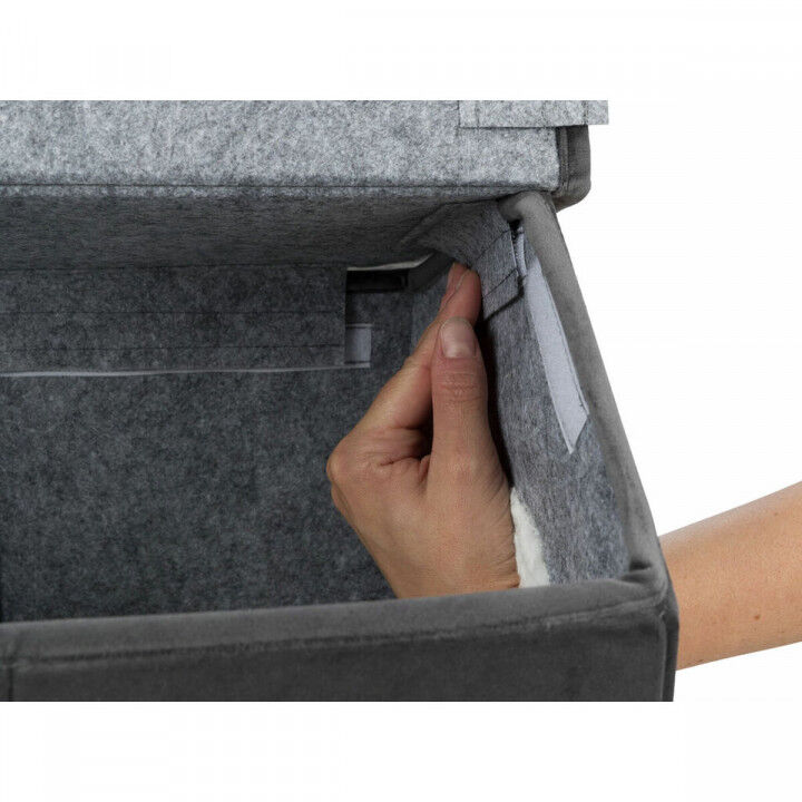 Stallo Trixie Livia Bianco Grigio scuro 38 × 41 × 44 cm