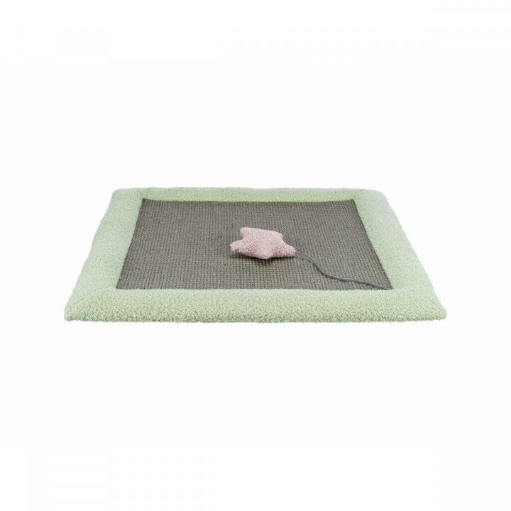 Krabpaal voor Katten Trixie Junior Grijs Munt Polyester Sisal 47 x 47 cm