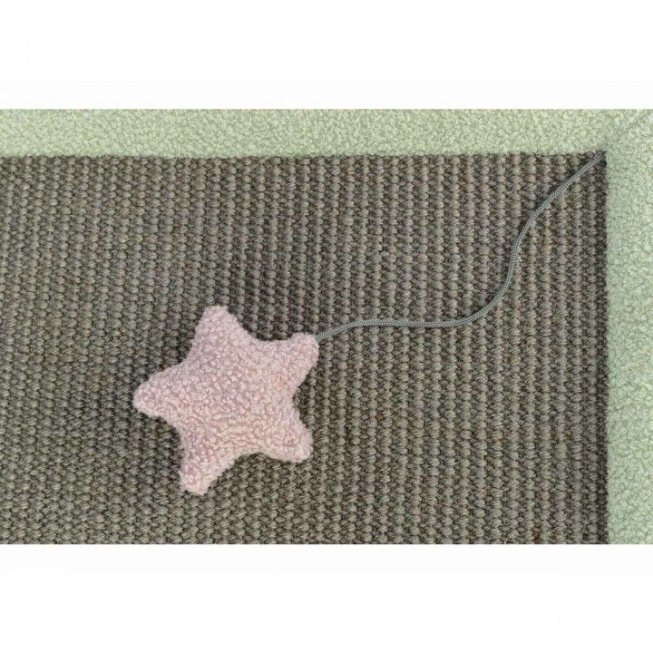 Krabpaal voor Katten Trixie Junior Grijs Munt Polyester Sisal 47 x 47 cm