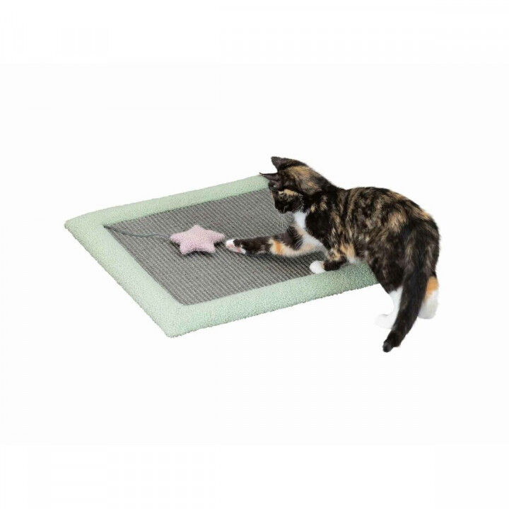 Grattoir pour Chats Trixie Junior Gris Menthe Polyester Sisal 47 x 47 cm