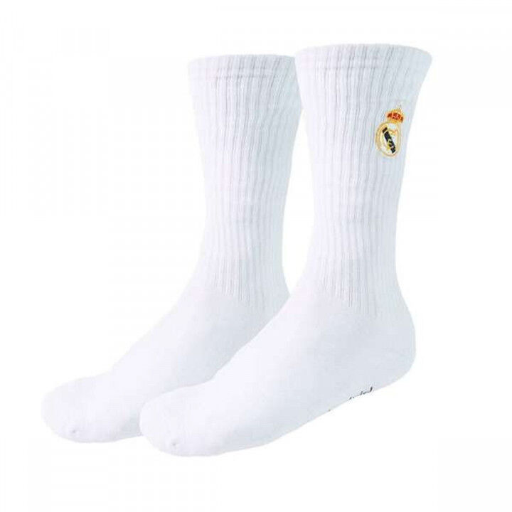 Chaussettes Real Madrid C.F. Blanc (Taille unique) (35-38)