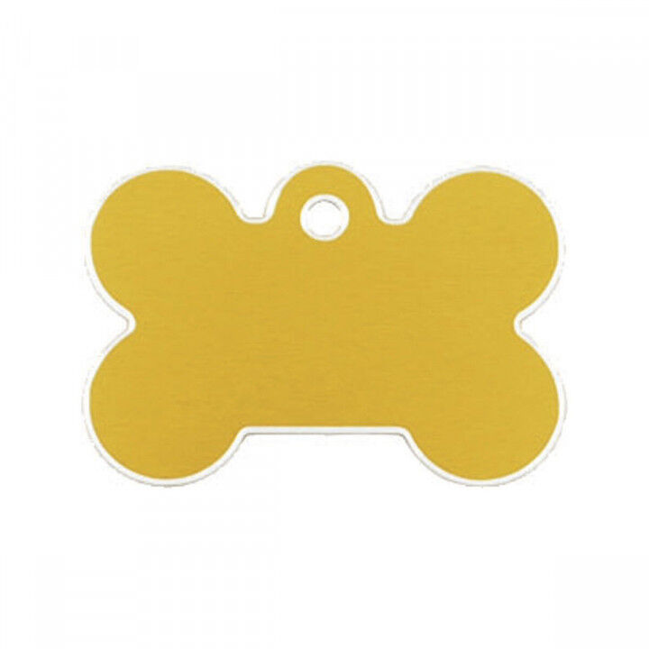 Identifikationsschild für Halsband Imarc Bone Gelb Gold