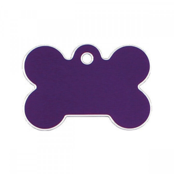 Plaque d'identification pour collier Imarc Bone Lila