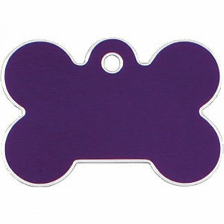 Identification plate for collar Imarc Bone Lilac
