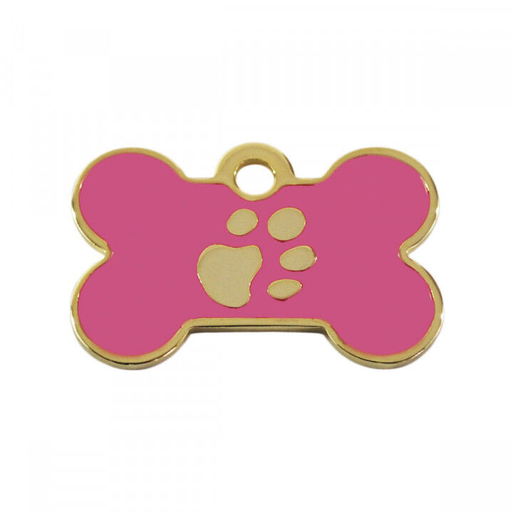 Identifikationsschild für Halsband Imarc Bone Rosa Gold