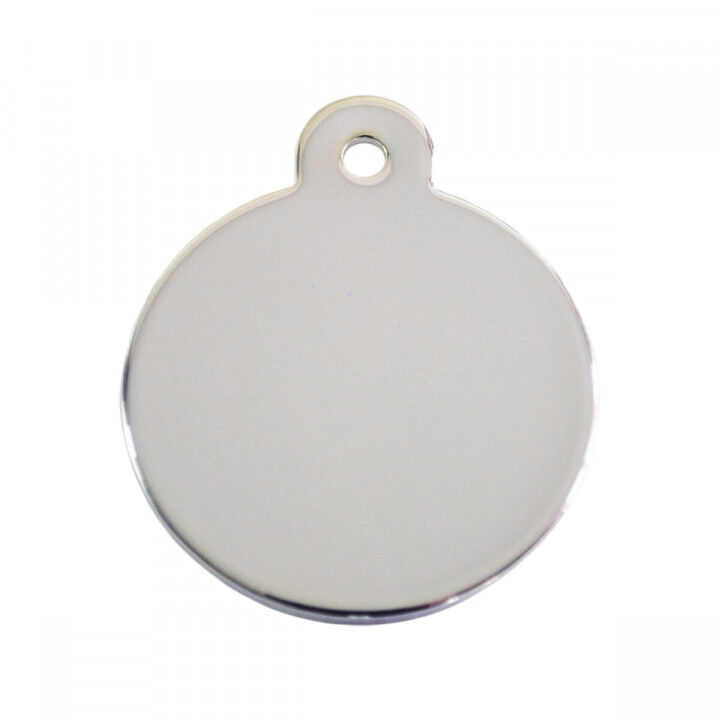 Identifikationsschild für Halsband Imarc Circle Silberfarben