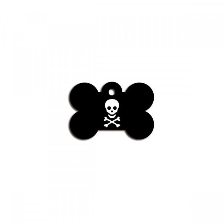 Identification plate for collar Imarc Bone Black