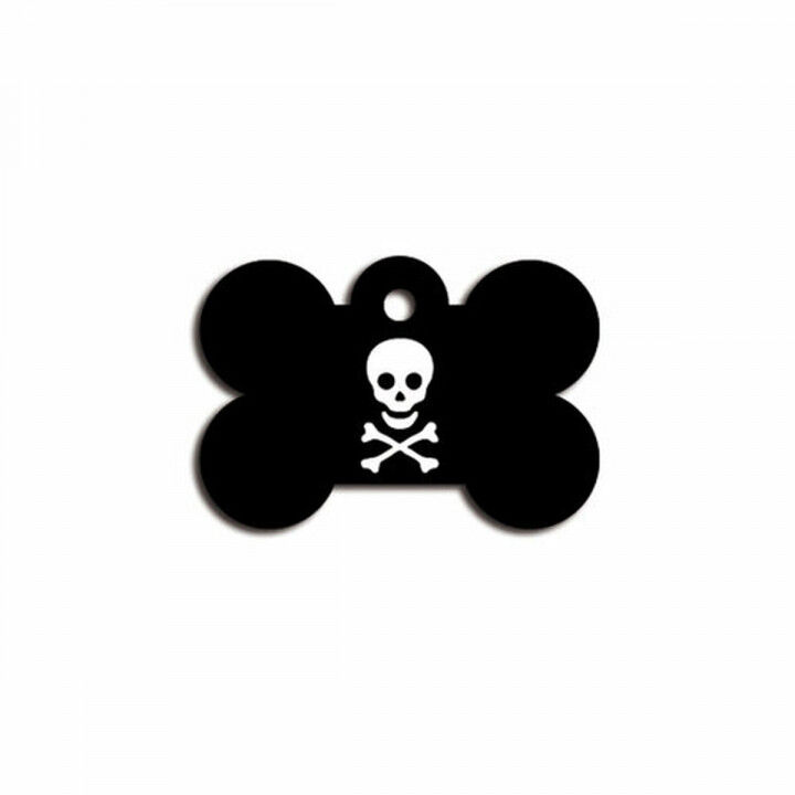 Identifikationsschild für Halsband Imarc Bone Schwarz