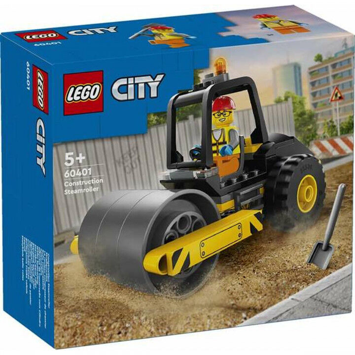 Juego de Construcción Lego 60401 - Construction Steamroller Multicolor 78 Piezas